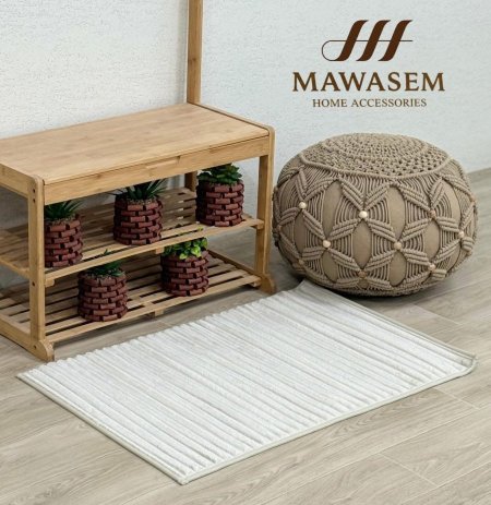 دعسة حمام فرو مقلم مقاس 60*90