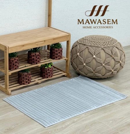 دعسة حمام فرو مقلم مقاس 60*90