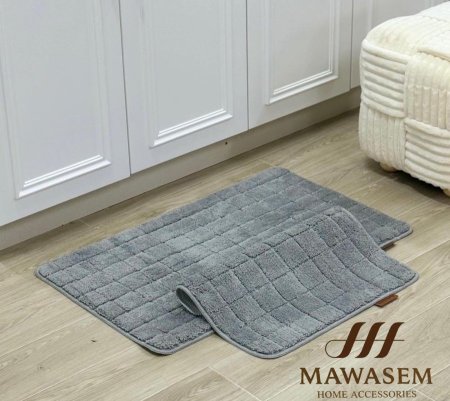 طقم دعسات حمام قطعتين مربعات